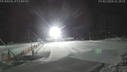 Spodní část sjezdovky