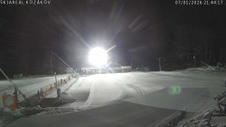 Spodní část sjezdovky