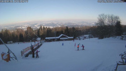 Spodní část sjezdovky