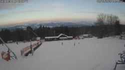 Spodní část sjezdovky