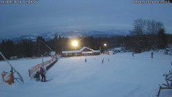 Spodní část sjezdovky