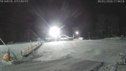 Spodní část sjezdovky