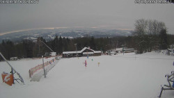 Spodní část sjezdovky