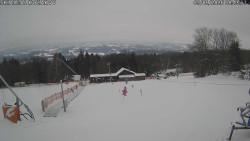 Spodní část sjezdovky