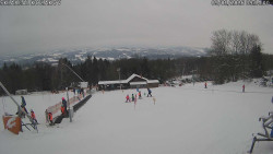 Spodní část sjezdovky