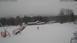 Spodní část sjezdovky