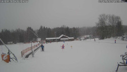 Spodní část sjezdovky