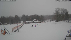 Spodní část sjezdovky