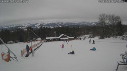 Spodní část sjezdovky