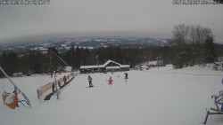 Spodní část sjezdovky