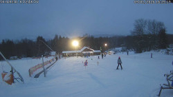 Spodní část sjezdovky