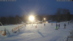 Spodní část sjezdovky