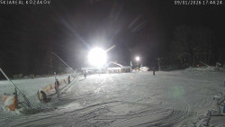 Spodní část sjezdovky