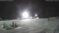 Spodní část sjezdovky