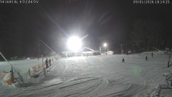 Spodní část sjezdovky