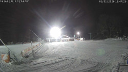 Spodní část sjezdovky