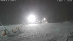 Spodní část sjezdovky