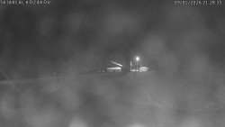 Spodní část sjezdovky