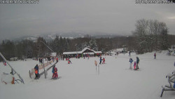 Spodní část sjezdovky