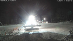 Spodní část sjezdovky