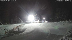 Spodní část sjezdovky