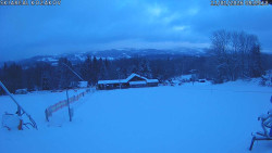 Spodní část sjezdovky