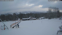 Spodní část sjezdovky