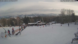 Spodní část sjezdovky