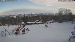 Spodní část sjezdovky