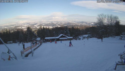 Spodní část sjezdovky