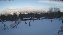 Spodní část sjezdovky