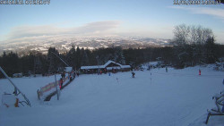 Spodní část sjezdovky