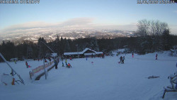 Spodní část sjezdovky