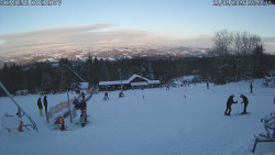 Spodní část sjezdovky