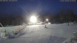 Spodní část sjezdovky