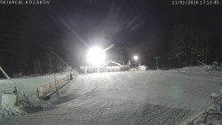 Spodní část sjezdovky