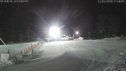 Spodní část sjezdovky