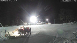 Spodní část sjezdovky