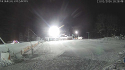 Spodní část sjezdovky