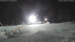 Spodní část sjezdovky