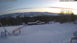 Spodní část sjezdovky