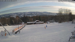 Spodní část sjezdovky