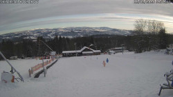 Spodní část sjezdovky