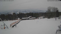 Spodní část sjezdovky