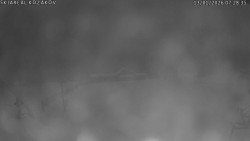 Spodní část sjezdovky