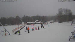 Spodní část sjezdovky