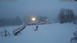 Spodní část sjezdovky