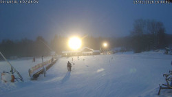 Spodní část sjezdovky