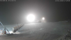 Spodní část sjezdovky