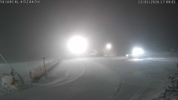 Spodní část sjezdovky